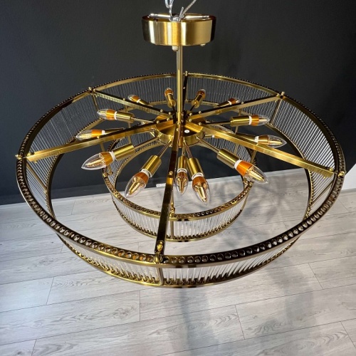 Светильник на штанге Imperiumloft RH Marais Round Chandelier 40,2668 в Нижнем Новгороде фото 8