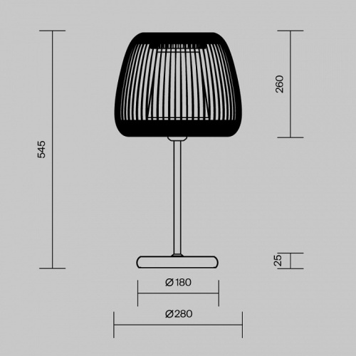 Настольная лампа декоративная Maytoni Kirigami MOD409TL-01B в Нижнем Новгороде фото 4