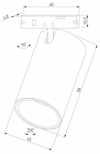 Светильник на штанге Elektrostandard Mini Magnetic a067276 в Нижнем Новгороде фото 2