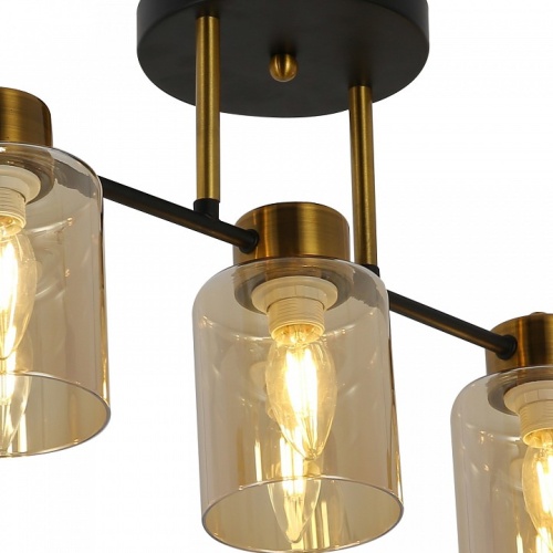 Светильник на штанге ILLUMICO Qui IL6111-5COU-79 BK GD Qui в Нижнем Новгороде фото 3