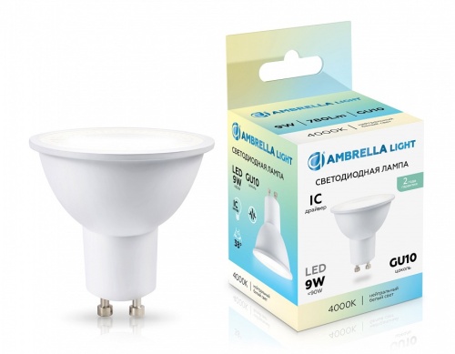 Лампа светодиодная Ambrella Light MR16 GU10 9Вт 4000K 190904 в Нижнем Новгороде фото 2