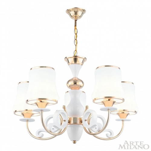 Подвесная люстра Arte Milano Florentia-1097 301097/5 Wh/Gd в Нижнем Новгороде фото 11