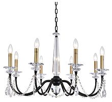 Подвесная люстра Newport АНАСТАСИЯ 3978/C black+brass в Нижнем Новгороде