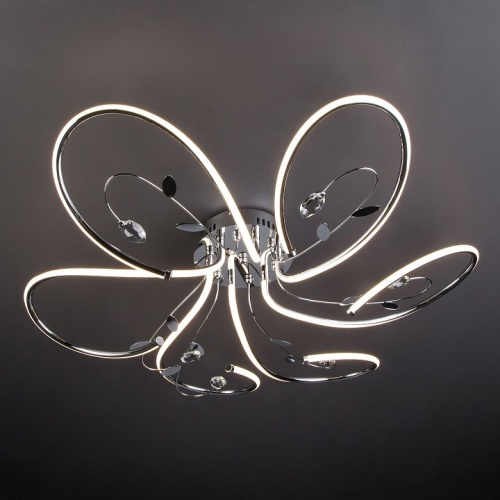 Потолочная люстра Eurosvet Venzel 90082/6 хром в Нижнем Новгороде фото 6