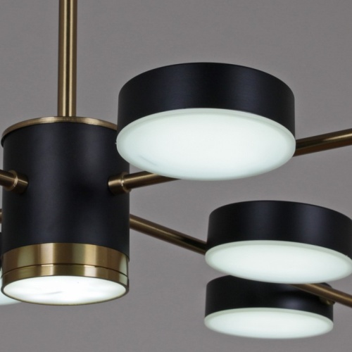 Люстра на штанге 06369-0.3-08 COP+BK в Нижнем Новгороде фото 2