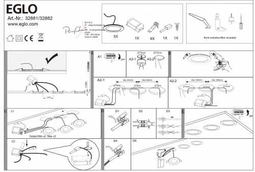 Встраиваемый светильник Eglo Fueva-C 32881 в Нижнем Новгороде фото 3