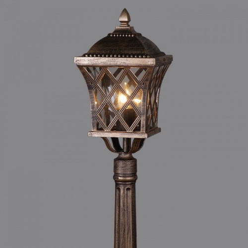 Наземный высокий светильник 09017-0.7-001SL 0.8M BKG в Нижнем Новгороде фото 4