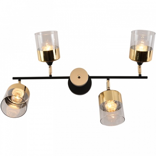 Люстра на штанге 01555-3.3-04B BK+FGD в Нижнем Новгороде фото 3