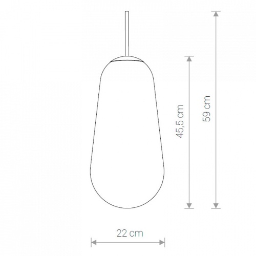 Плафон стеклянный Nowodvorski Cameleon PEAR L TR/G 8532 в Кольчугино фото 2