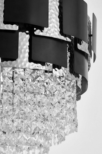 Подвесная люстра LUMINA DECO MOLINA LDP 7045-600 BK+CHR в Нижнем Новгороде фото 2