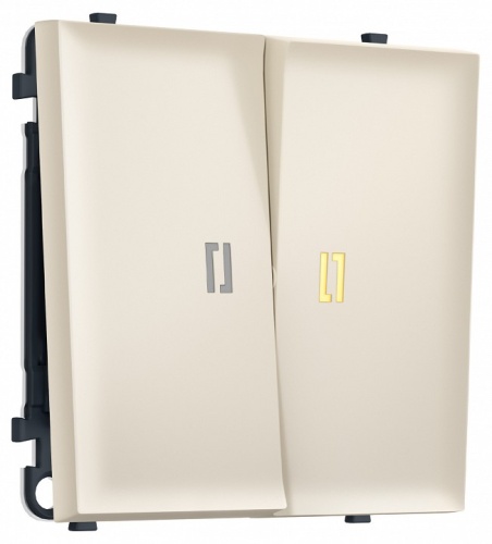 Выключатель двухклавишный с подсветкой без рамки Ambrella Volt MS MS324010 в Нижнем Новгороде