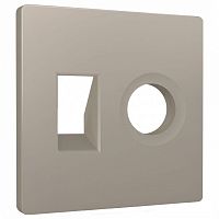 Накладка для ТВ-розетки и RJ-11 или RJ-45 Ambrella Volt ALFA AP3725 в Нижнем Новгороде