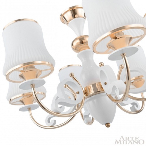Подвесная люстра Arte Milano Florentia-1097 301097/6 Wh/Gd в Нижнем Новгороде фото 7