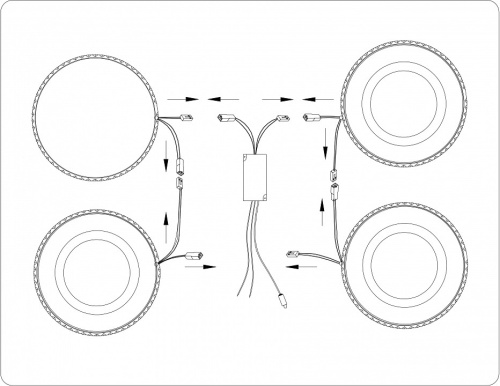 Потолочная люстра Ambrella Light FA FA8866 в Нижнем Новгороде фото 8