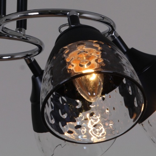 Люстра на штанге 70139-3.3-06 CR+BK в Нижнем Новгороде фото 3