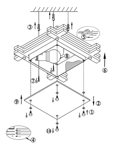 Накладной светильник Globo Edison 48324 в Нижнем Новгороде фото 3