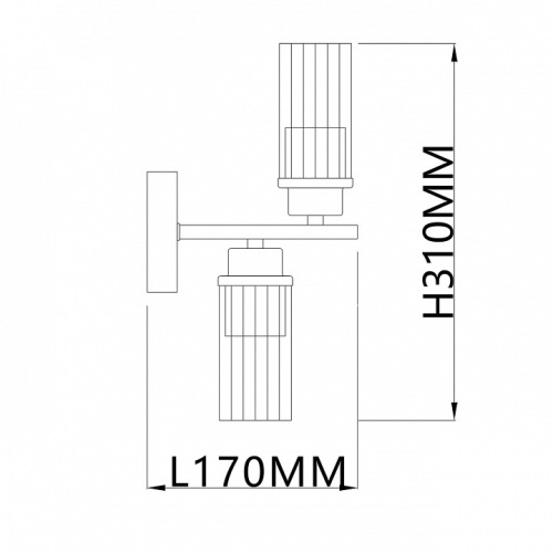 Бра Escada Reverse 2100/2A Black в Тюмени фото 4