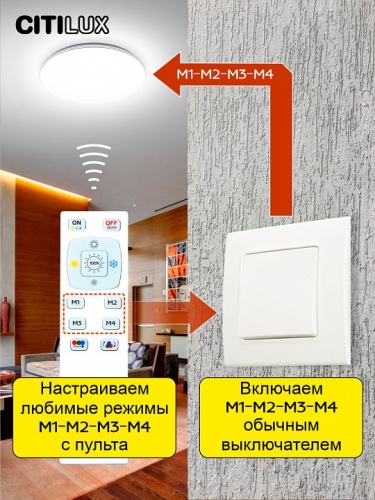 Накладной светильник Citilux Симпла CL714480G в Сельцо фото 12