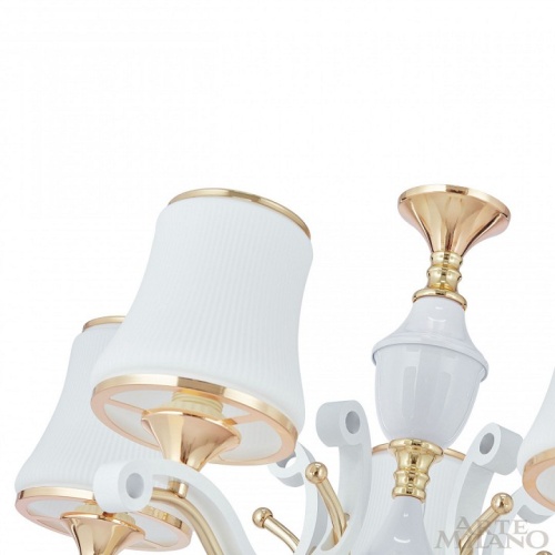 Подвесная люстра Arte Milano Florentia-3987 303987/8 Wh/Gd в Нижнем Новгороде фото 4