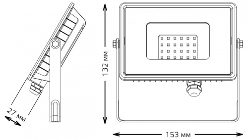 Настенно-потолочный прожектор Gauss Qplus 690511320 в Нижнем Новгороде фото 2