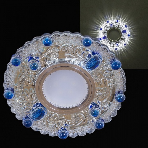 Встраиваемый светильник 14339-9.0-001LD MR16+LED3W WT+BL в Нижнем Новгороде