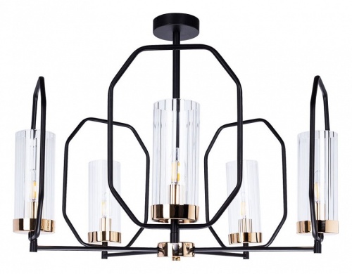 Люстра на штанге Arte Lamp Celaeno A7004PL-5BK в Нижнем Новгороде