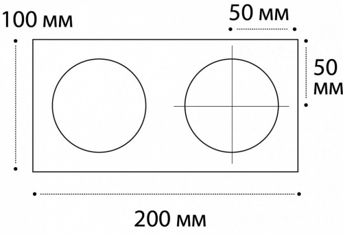 Рамка на 2 светильника Italline SP SP 02 black в Сургуте фото 2