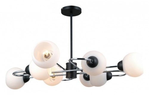 Люстра на штанге ILLUMICO  IL0451-8PCSQ-79 BK в Нижнем Новгороде