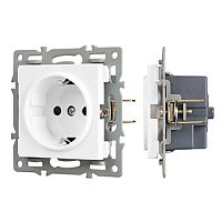 Механизм электрической розетки SCT-MEU1-PL-WH (250V, 16A) (Arlight, -) в Зеленогорске