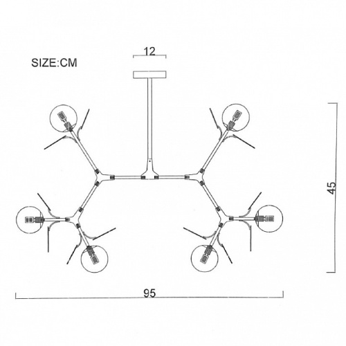 Люстра на штанге Imperiumloft MATISSE MATISSE-M01 в Нижнем Новгороде фото 11