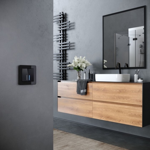 Рамка на 1 пост Werkel Acrylic (черный) W0012708 в Нижнем Новгороде фото 2