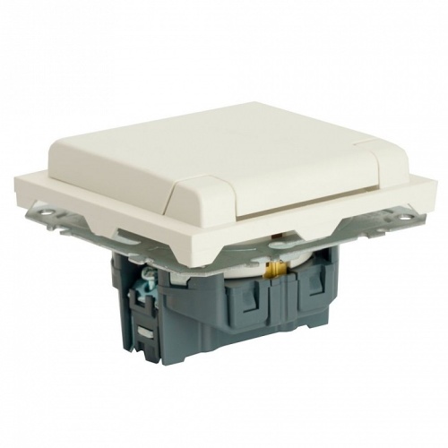 Розетка с заземлением и со шторкой, с крышкой Stekker Эмили 49881 в Нижнем Новгороде фото 5