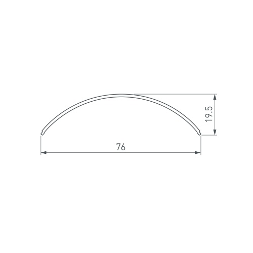 Экран SL-KANT-H55 ROUND-PM OPAL (Arlight, Пластик) в Дудинке фото 2