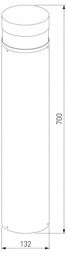 Наземный высокий светильник Elektrostandard Techno 1532 TECHNO LED в Нижнем Новгороде фото 2