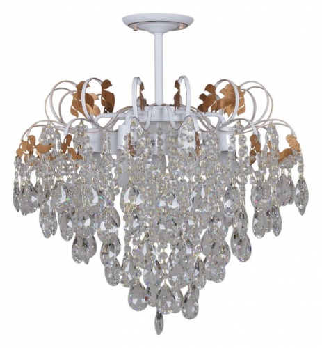 Люстра на штанге 96028-0.3-07 WH+GOLD PN в Нижнем Новгороде