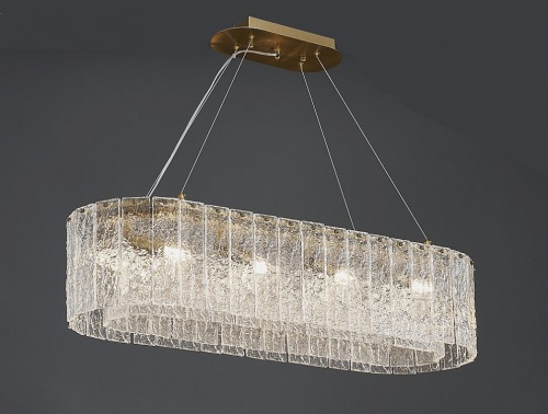 Подвесная люстра Newport 10820 10820/90 brass oval в Нижнем Новгороде фото 2