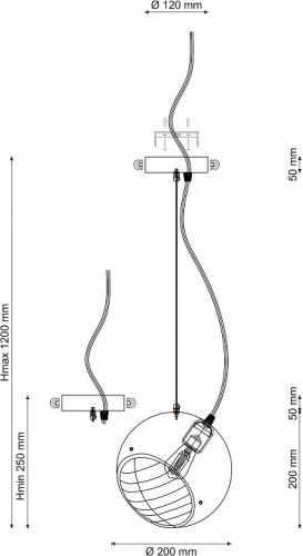 Подвесной светильник Lucia Tucci Narni 3 NARNI 1942.1 gray-green в Нижнем Новгороде фото 2