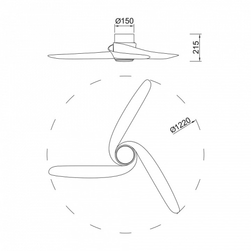 Светильник с вентилятором Mantra GROENLAND 9067 в Нижнем Новгороде фото 2