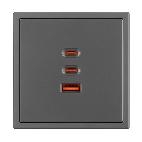 Механизм розетки 2хUSB type A и C Arlight NOBE 061837 в Нижнем Новгороде фото 2