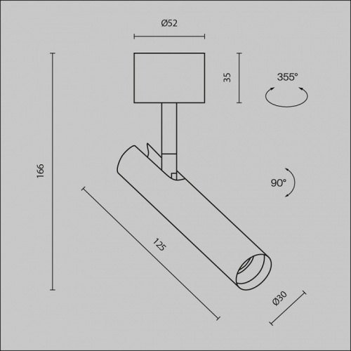 Светильник на штанге Maytoni Focus T C141CL-L125-6W4K-B в Ревде фото 2