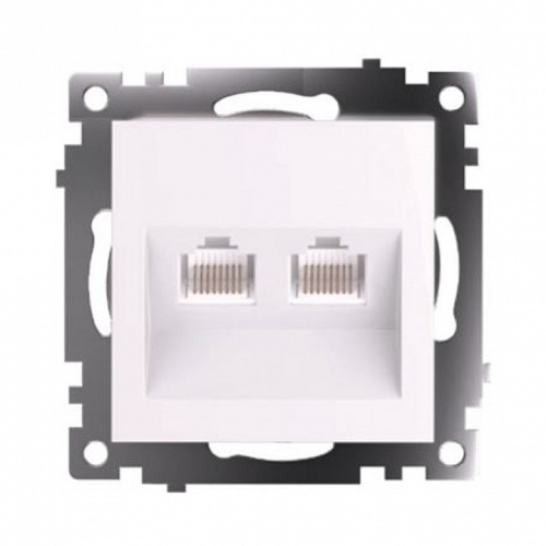 Розетка двойная Ethernet RJ-45 без рамки Stekker Катрин 50003 в Нижнем Новгороде фото 9
