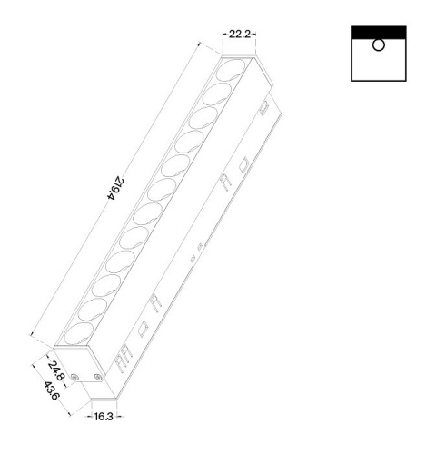 Встраиваемый светильник Maytoni Points TR031-4-12W3K-S-DS-B в Нижнем Новгороде фото 2