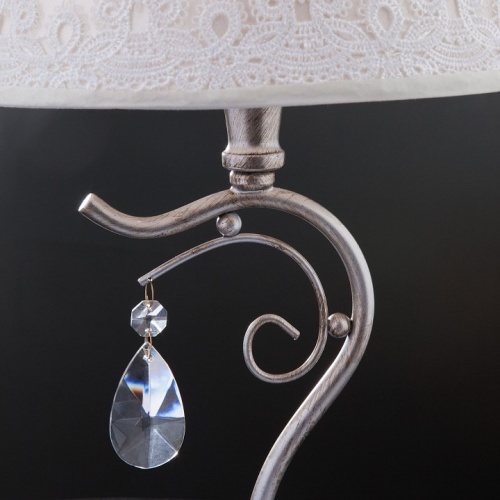 Настольная лампа декоративная Eurosvet Incanto 01022/1 серебро в Соколе фото 7