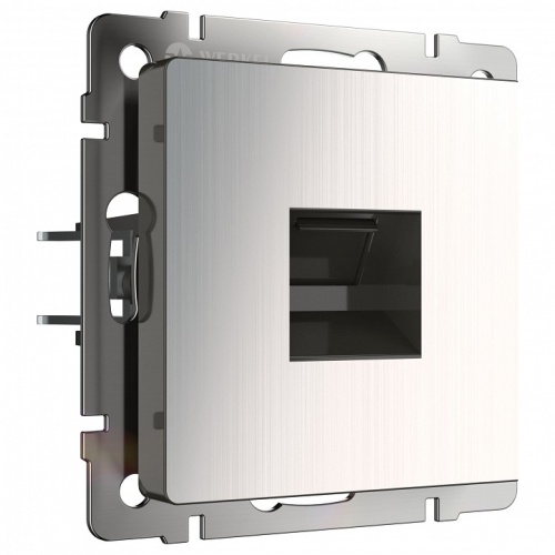 Розетка Ethernet RJ-45 без рамки Werkel глянцевый никель W1181002 в Нижнем Новгороде