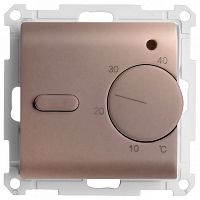 Терморегулятор электромеханический для теплого пола без рамки Stekker Катрин 49743 в Нижнем Новгороде