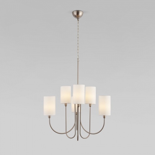Подвесная люстра Eurosvet Abbey 60164/6 никель в Нижнем Новгороде фото 4