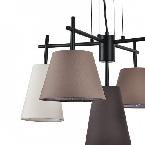 Подвесная люстра Indigo Abbinare 13032/5P Black в Нижнем Новгороде фото 2
