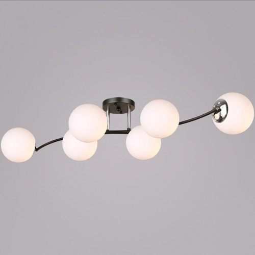 Потолочная люстра 02318-0.3-06 BK+CH в Нижнем Новгороде