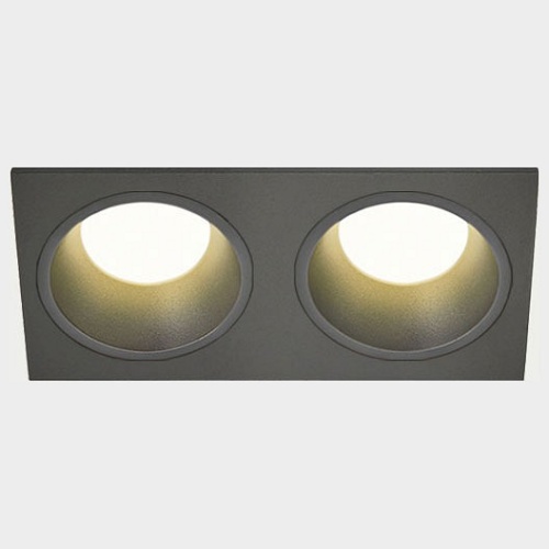 Встраиваемый светильник Italline IT08-8013 IT08-8013 black 3000K 2 шт + IT08-8015 black в Нижнем Новгороде