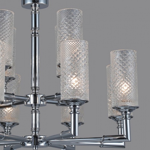 Подвесная люстра ILLUMICO  IL8683-12P-10 CR в Нижнем Новгороде фото 2